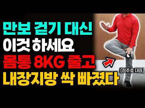 걷기 대신 3분만 하세요! 뱃살 내장지방 이 운동으로 싹다 빠집니다. (정주호 대표 2부)